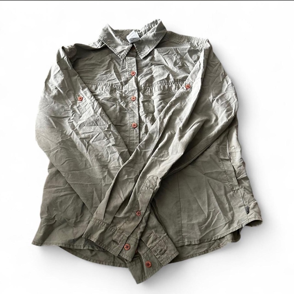 The North Face Olive Green Button-Down Shirt